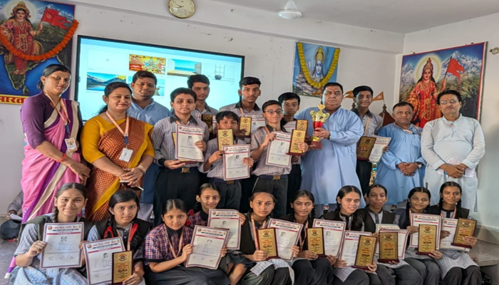 प्रांतीय विज्ञान, गणित एवं संगणक मेला में सरस्वती शिशु विद्या मंदिर के भैया, बहनों ने प्राप्त की सफलता