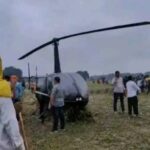पूर्व सांसद बृजभूषण सिंह के हेलीकॉप्टर की खेत में करायी गयी इमरजेंसी लैंडिंग 572385944_122210218454297483_4667780184534585298_n