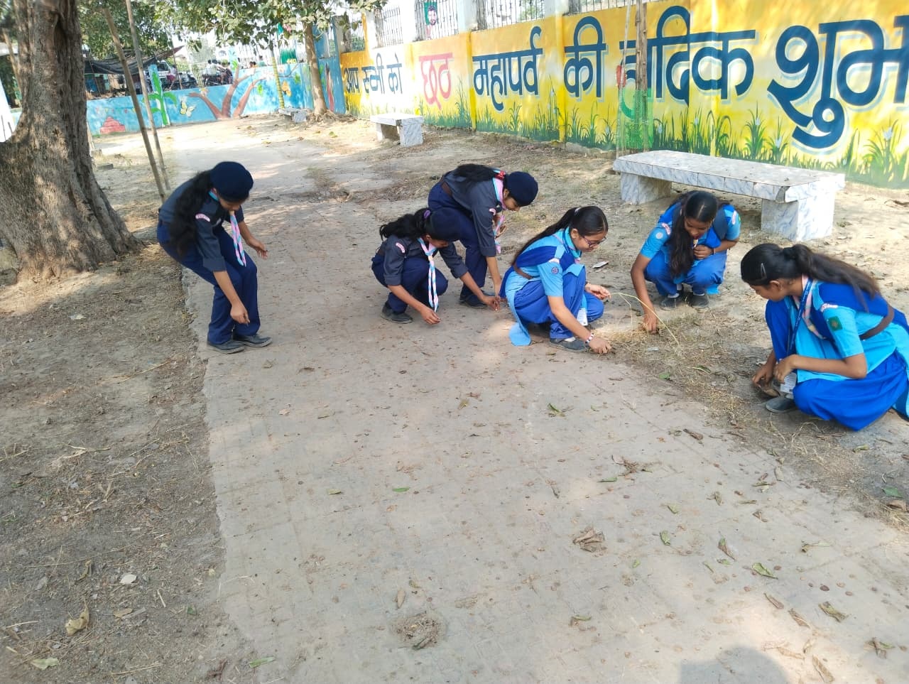 भारत स्काउट और गाइड द्वारा राजेन्द्र सरोवर पर चलाया गया स्वच्छता अभियान
