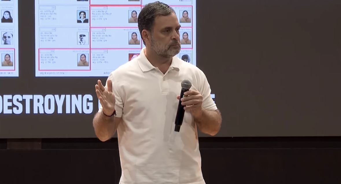 राहुल गांधी का आरोप- हरियाणा चुनाव में 25 लाख फर्जी वोट से छीनी गई कांग्रेस की जीत, अब बिहार में साजिश